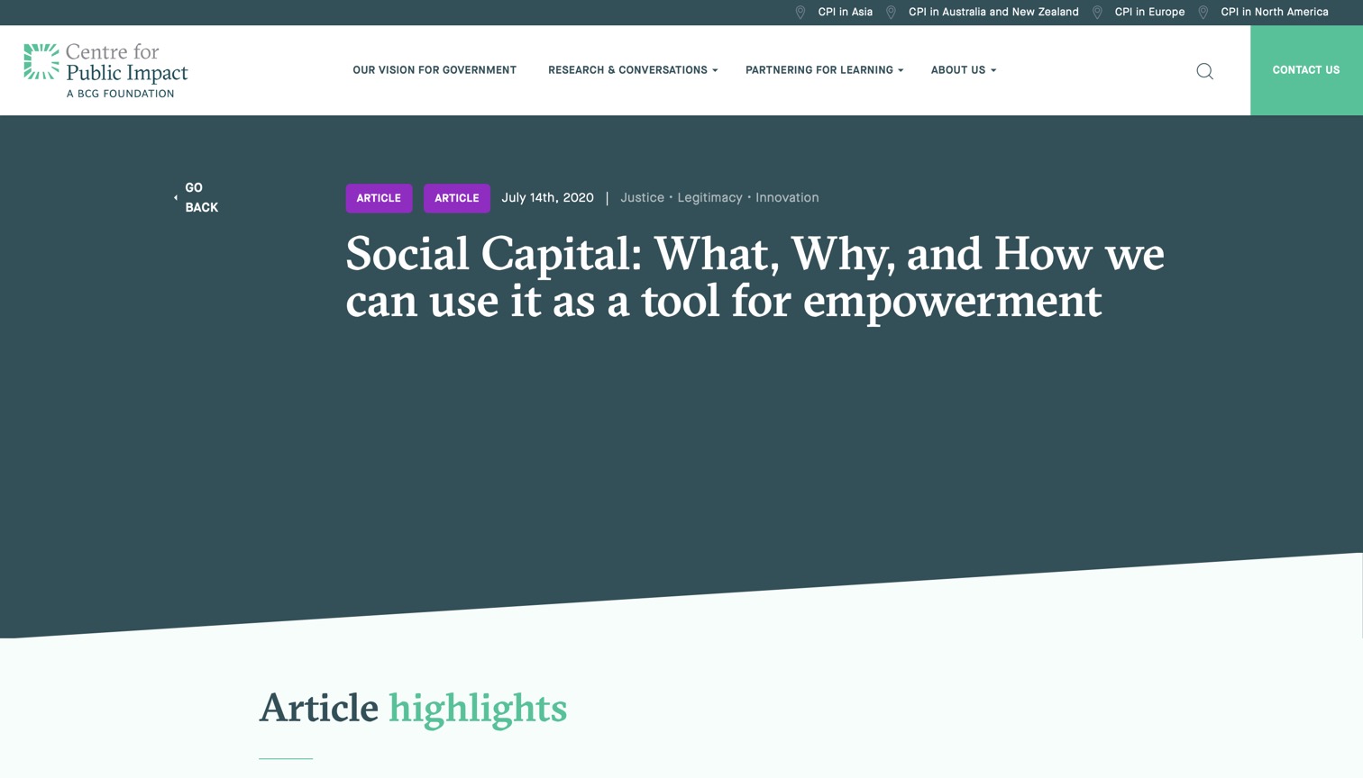 Screen grab of Social Capital: What, Why, and How We Can Use It as a Tool for Empowerment