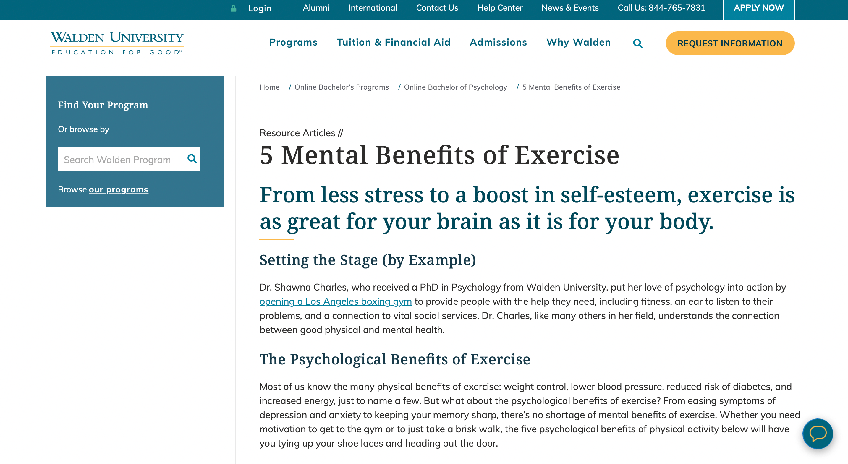 Screenshot of 5 Mental Benefits of Exercise