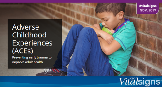 Screen capture of cover photo: Adverse Childhood Experiences: Preventing Early Trauma to Improve Adult Health