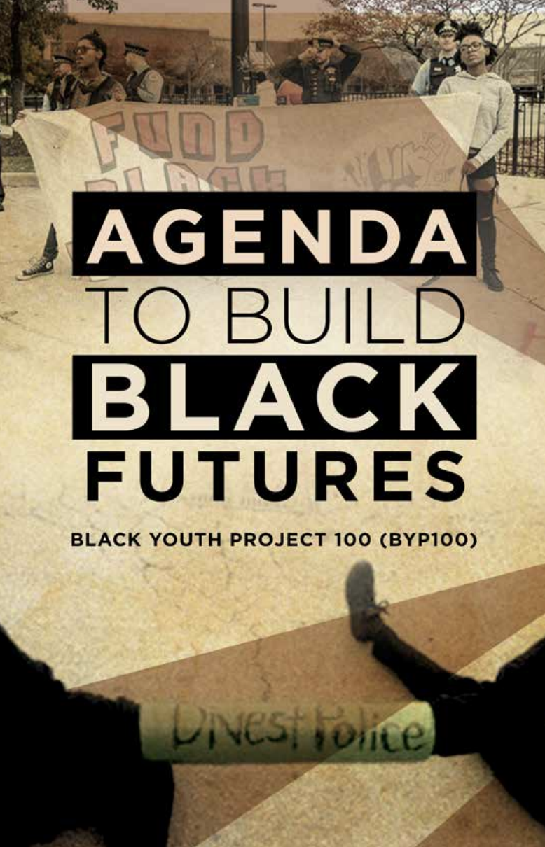 Cover page of Agenda to Build Black Futures booklet