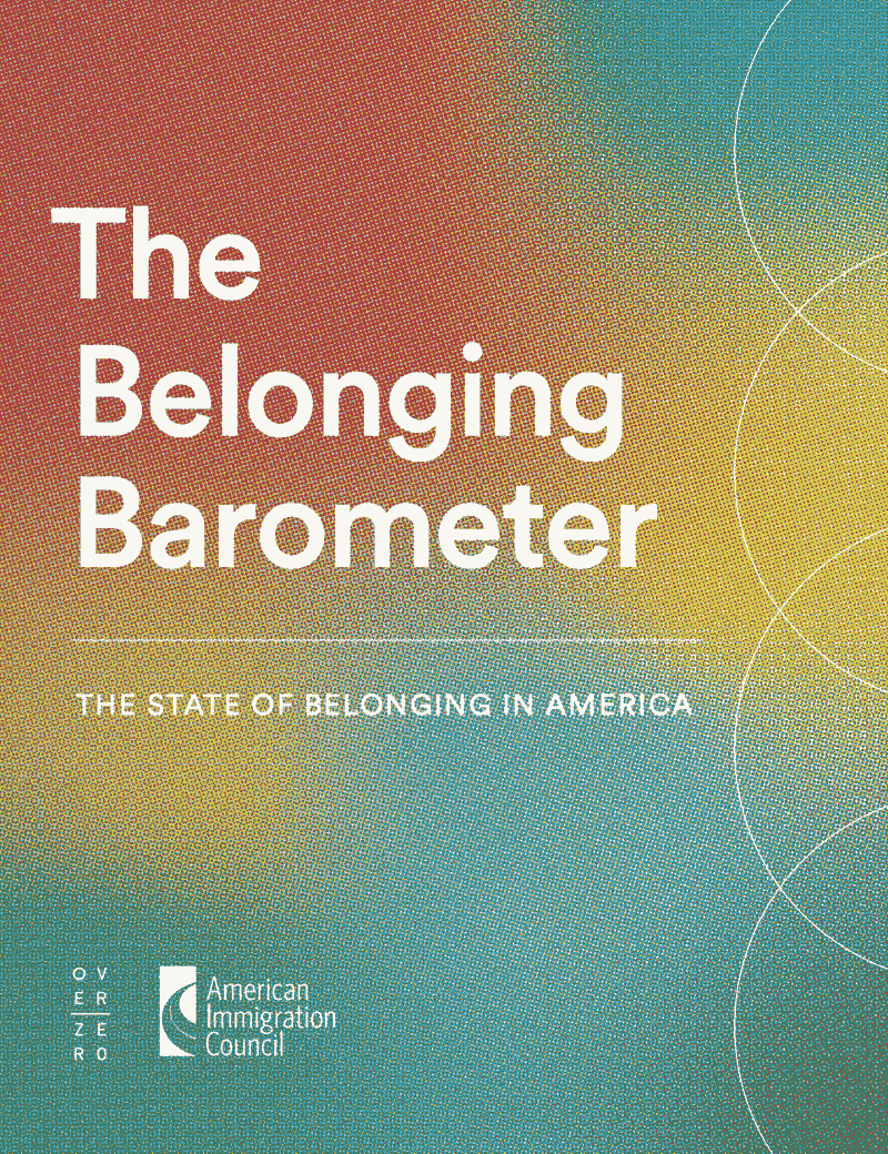 Cover page of The Belonging Barometer: The State of Belonging in America