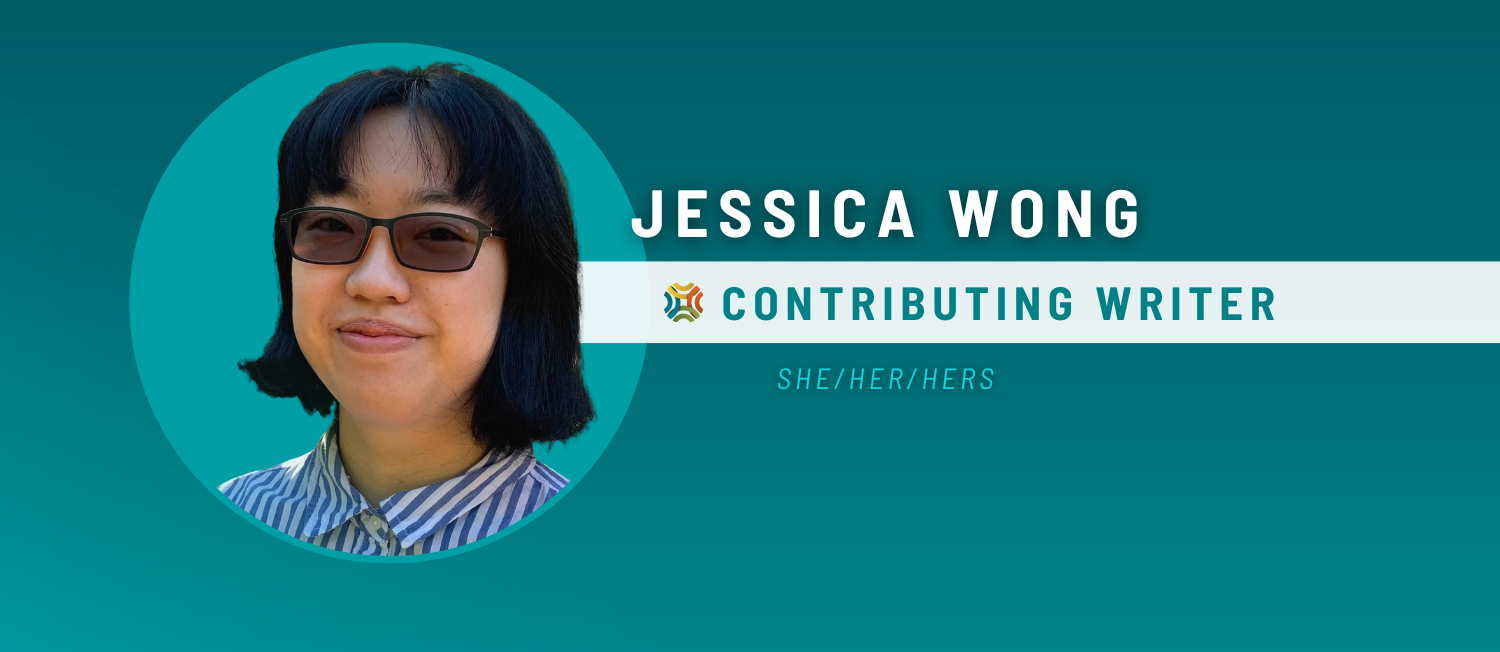 Jessica Wong's headshot with the text 