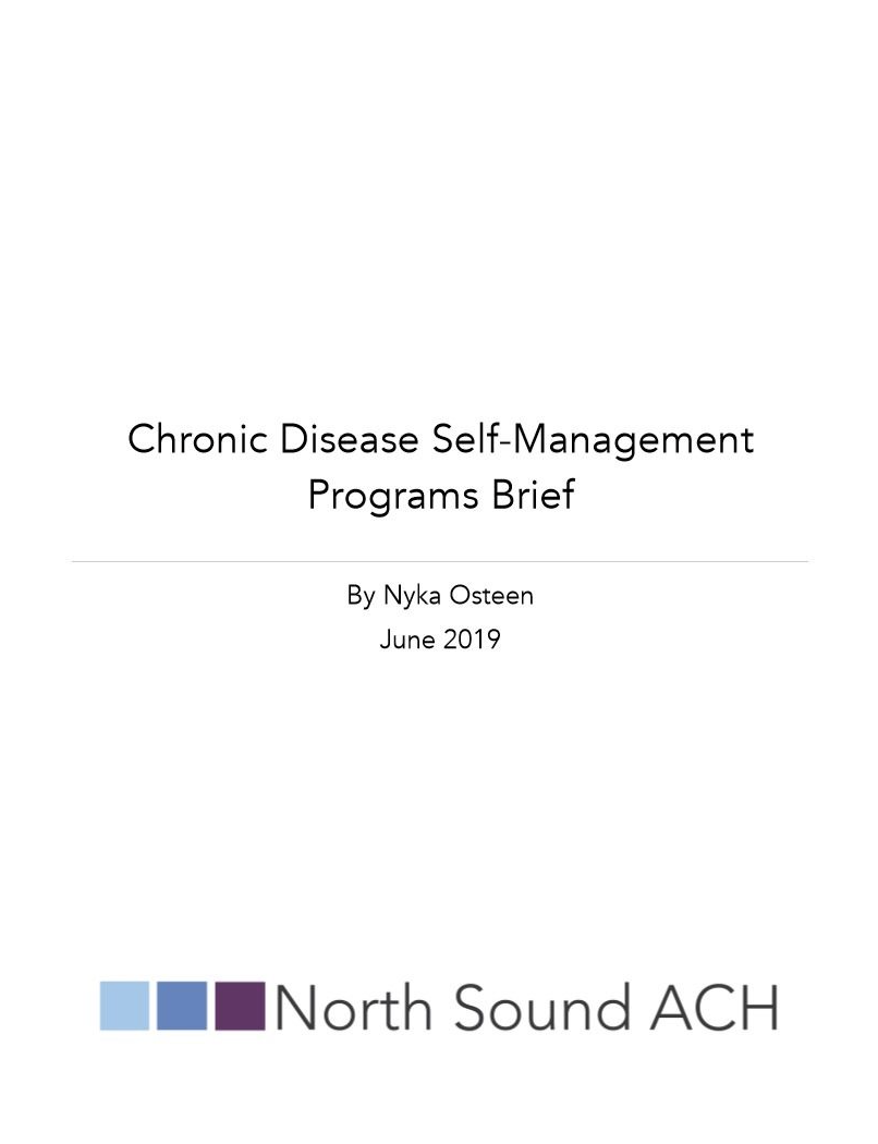 Chronic Disease Self-Management Programs Brief