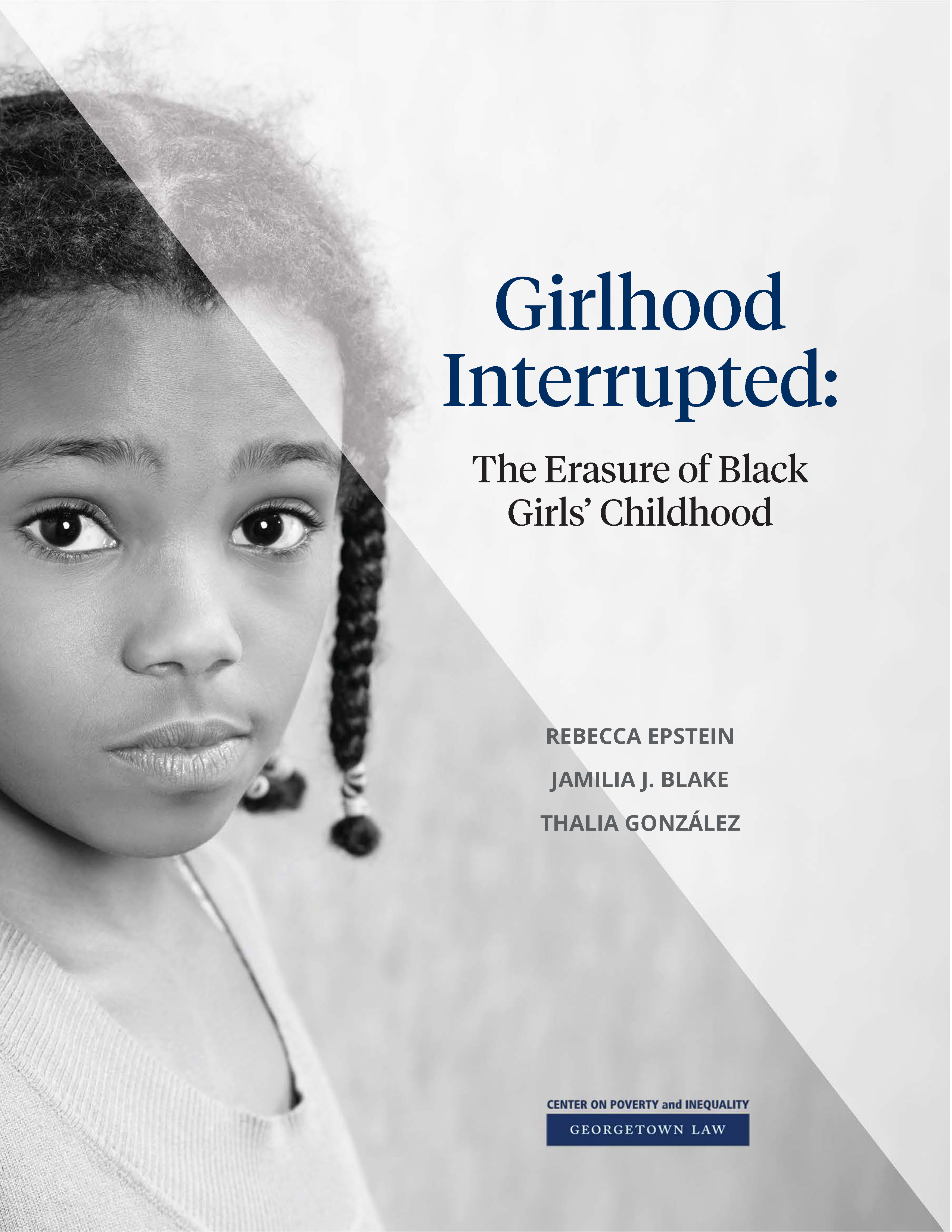 PDF Cover: Girlhood Interrupted: The Erasure of Black Girls' Childhood