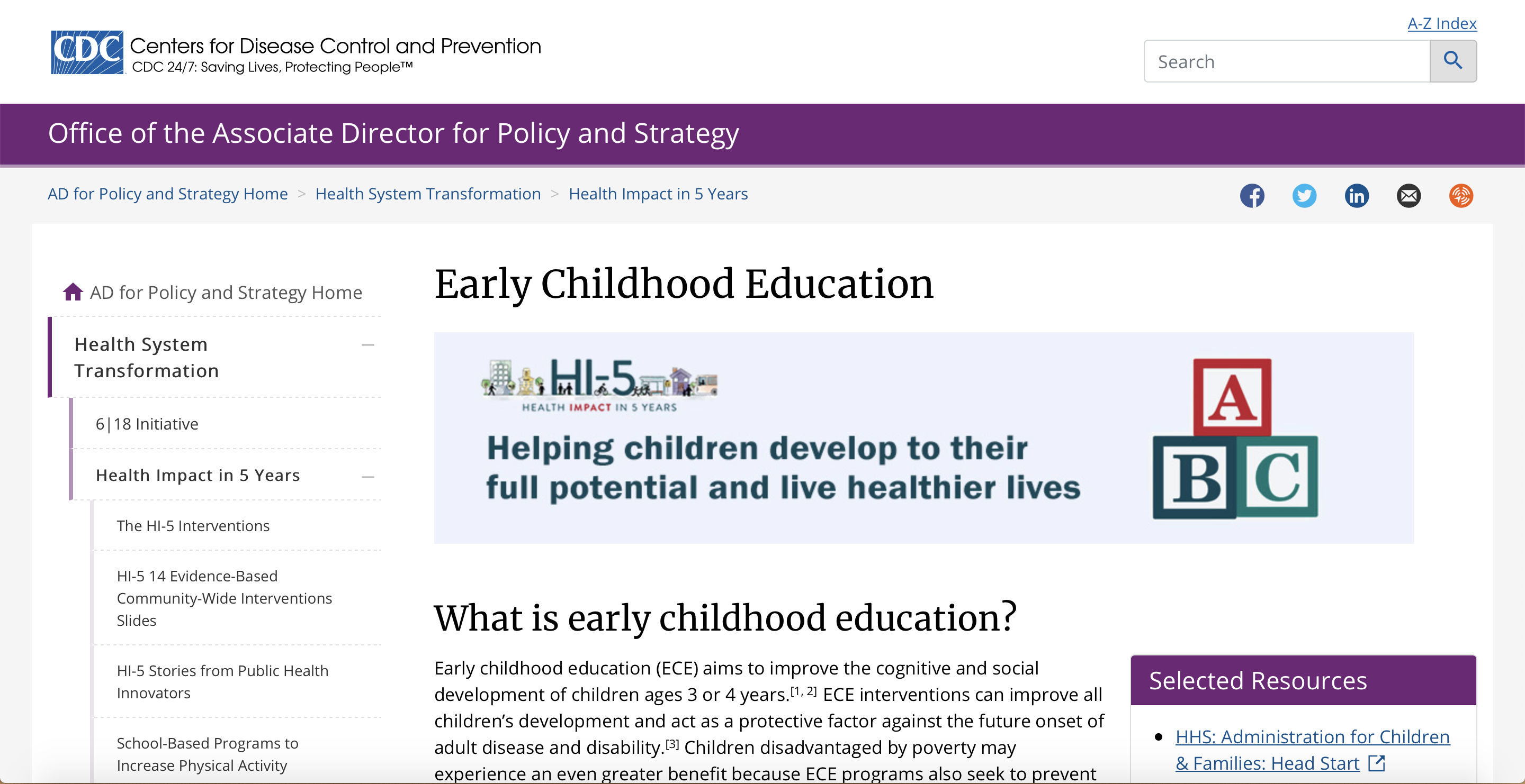 HI-5 Early Childhood Education