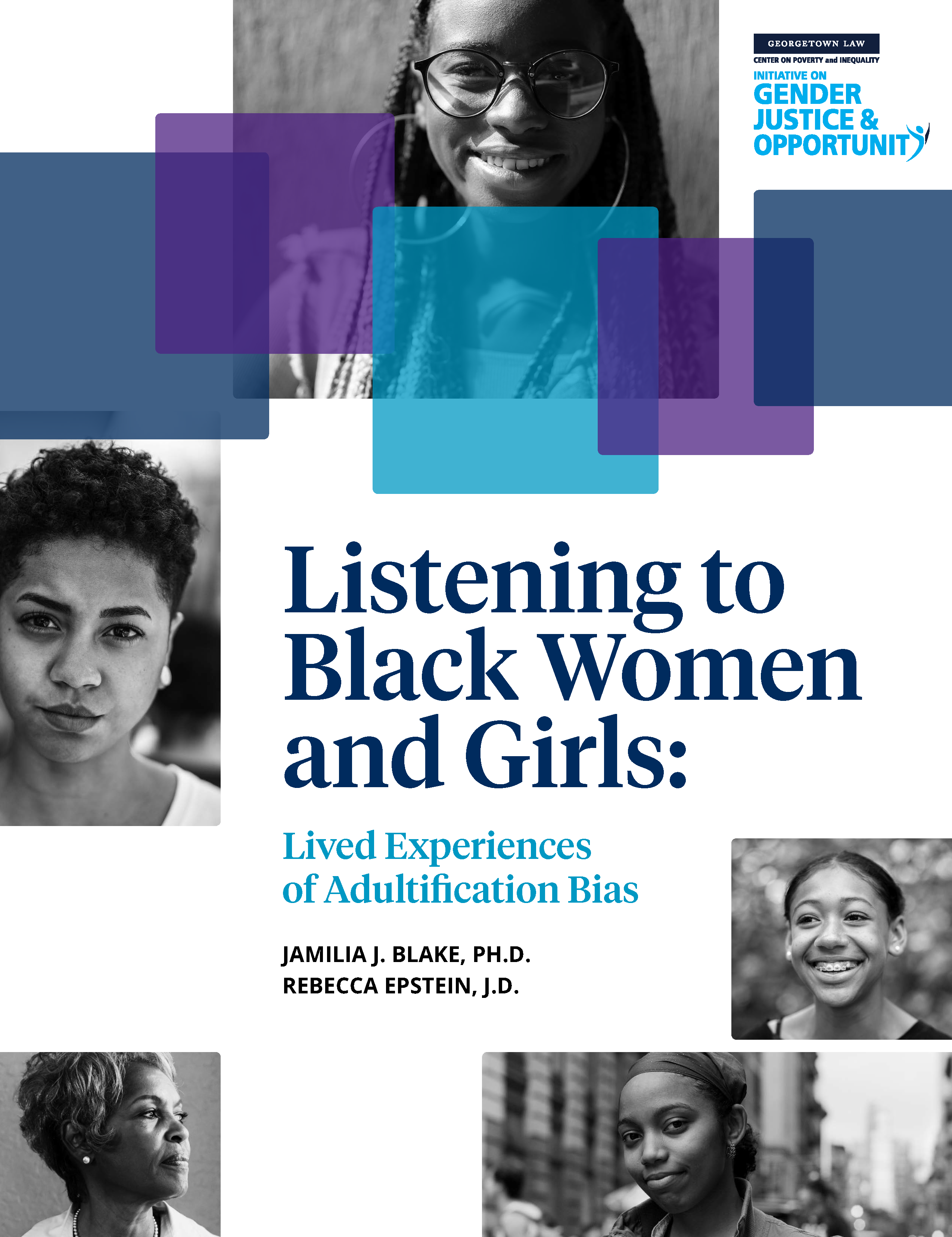 PDF Cover: Listening to Black Women and Girls: Lived Experience of Adultification Bias