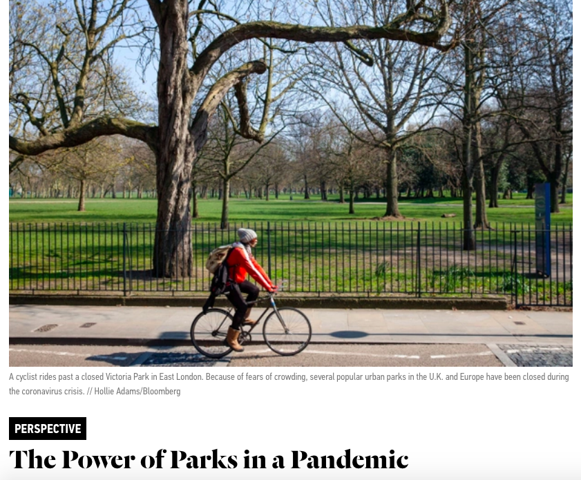 Screen grab of The Power of Parks in a Pandemic