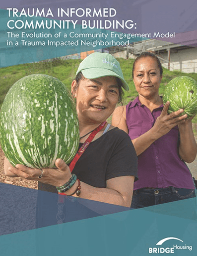 PDF Cover: Trauma-Informed Community Building: The Evolution of a Community Engagement Model in a Trauma Impacted Neighborhood